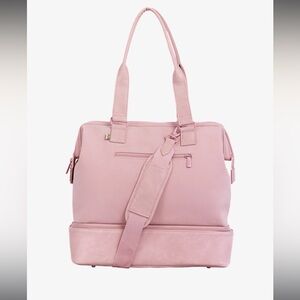 BEIS convertible mini weekender in atlas pink